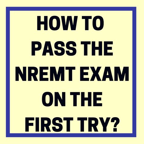 how hard is nremt test|how to pass nremt exam.